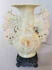Antique vintage Asian chinese  Nephrite     Hand-carved Vase  Please Read 