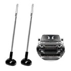 2 Pcs Car Bumper Corner Antenna  Adjustable Parking Assist Telescopic Black