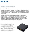 Nokia New G-010g-t Gpon Indoor Ont  1x 2 5gige  Us Power Plug