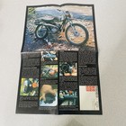 Vtg Original 1972 Hodaka 125 Wombat Motorcycle Sales Brochure Fold Out 12x18