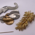Lot Of 6 Vintage - Modern Brooch Pins   Hat Pin Mix
