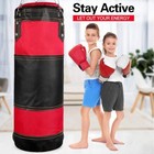 Heavy Boxing Bag Punching Bag Gloves Training Mma Taekwondo Workout Adult Kids