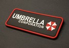 Pvc Rubber Resident Evil Umbrella Corporation Uniform Patch Hook Fastener