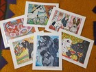 Ferret Drinking Coffee Folk Art Print 8 5 X 11 Signed By Artist Ksams