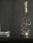Industrial Steampunk Gear Table Lamp Edison Bulb Metal Machine Art Decor