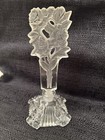 Vintage Perfume Bottle Made In Czechoslovakia Glass Cut Crystal With Stopper