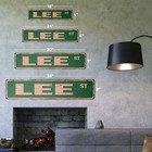 Lee Vintage Street Sign Childrens Name Room Metal Sign