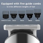 Waterproof Beard Trimmer Cordless Hair Clipper Nose Body Grooming Kit For Men