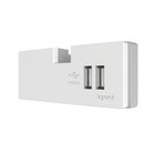 Legrand Adorne Usb3 Outlet Module Under Cabinet Lighting System Apusb3w4 White