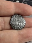 Attractive 1300s Crusaders Diner Spanish Medieval Silver Old Coin 