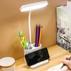Dimmable Led Desk Light Touch Sensor Table Bedside Reading Lamp Usb Rechargeable