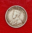 1919 Edward Vii Canadian Silver Five Cent Coin  Enn Coins