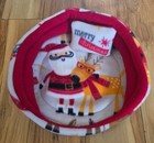 Christmas Handmade Guinea Pig  Small Pet Fleece Cuddle Cup W insert Bedding 