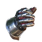 Dragon Hunter Medieval Steel Gauntlets Pair Leather Gloves Included