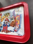 Vintage 1989 Nintendo Super Mario Bros Metal Tv Tray Red Retro Nes Collectible