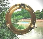 Nautical Antique Brass Porthole 12 Inch Ship Boat Window   Wall Porthole D  cor