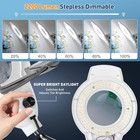 12x Floor Magnifying Glass With Light And Stand  2200 Lumen Infinite   Color Dim