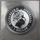 1999 Australia 1 Ounce Silver Kookaburra With Connecticut Privy Mark Coin