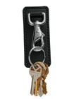 Genuine Leather Key Ring Holder With Steel Belt Clip     Comfort-backed Highrid   