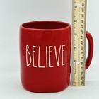 Rae Dunn Believe Red Coffee Tea Mug Artisan Collection By Magenta Christmas