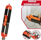 1pc Contour Gauge Profile Scribing Ruler Locking Wood Measure Tool - New