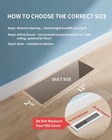 Floor Register 2x12  1 Pack White Floor Vent With 2 Screws For Floor  Wall