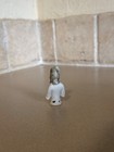 Antique German 1 5  Porcelain Half Doll Pin Cushion