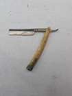 Vintage Dubl Duck Goldedge Straight Razor Fancy Bolsters Inlay Pearlduck