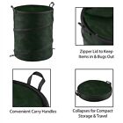 Pop-up Trash Can For Mower Bag Grass Leaf Waste Bin Yard Work Garbage 44 Gallon