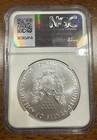      2018 Silver Eagle Ngc Ms69     1oz  999 Fine Silver Bullion Coin