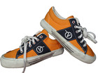 Vtg Vans Sneakers Made In Usa Canvas Skate Shoes Low Women s 6 5 Genuine Vintage