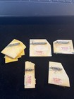 Vintage Lucinda   Multicolor Resin Brooch Lot Of  5 Pieces Mixed Designs  