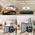 2 Pack Travel Vacuum Bags With Wireless Pump Waterproof Compression Storage Bags