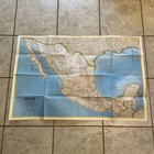 Nat Geo May 1973 Map Mexico Caribbean Sea Central America Vintage