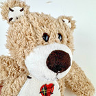 Nwt First   Main 8  Tender Teddy Brown Bear Plush 1615 Patch Heart Quilted