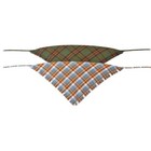 Fall Dog Bandana Autumn Thanksgiving Plaid Reversible Triangle Large Fall-7
