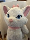 Jumbo Disney Store Plush Doll Figure White Aristocats Marie Blue Eyed Beauty Cat