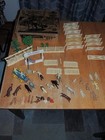 50s Marx Roy Rogers Rodeo Playset  3690  Figures  Horses  Wagon  Accs  Box Read