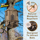 Extra Large Wooden Castle Bat Houses For Outside Bat Box For Outdoors Four Ch   