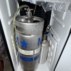 Nostalgia Electrics Draft Beer Kegerator  1 Tap  Black Finish  Holds 1 Keg