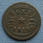 Fox s Casino 620 Chestnut St  Phila Philadelphia 1863 Civil War Token Store Card