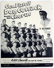 Russian Male Chorus 1940s Booking Ad Concert Orchestra Performers
