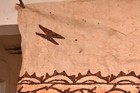 Large Vintage Tapa Bark Cloth Panel  Tonga  Polynesian  80  X 75 -