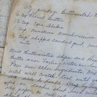 Lot Handwritten Recipes Vintage Wood Recipe W Metal Box Clipped Cutout Typed