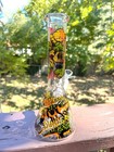 10   Gift Heavy Glass Bong Water Pipe Smoking Bong Beaker   14mm Bowl Hookah Us
