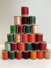 Vintage Belding Corticelli Mercerized Cotton Sewing Thread Lot Of 26 Wood Spools