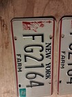 1986-2000 New York Liberty License Plate Set pair Tag Fg2164