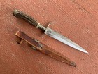 Original German Wwi Knife Fighting Trench Combat Ww1 Scabbard Nice  