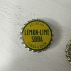 Lemon-lime Soda Cork Lined Bottle Caps Set Of 2
