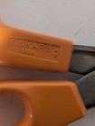Fiskars Pinking Shears Scissors 9  Orange Handle Zig Zag Fabric Crafts